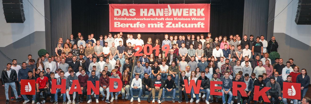 Auch Schülerinnen und Schüler des BK Dinslaken erlebten ein gelungenes Fest zum Auftakt ihrer Ausbildung